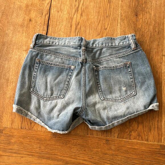 J Crew Midrise Denim Shorts Size 25 - Picture 2 of 5